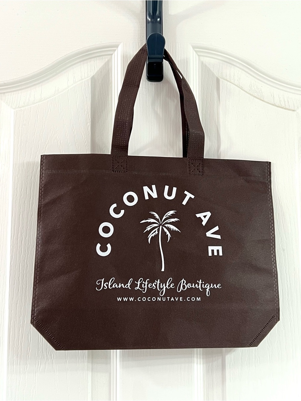 Coconut Ave Brown Tote Bag